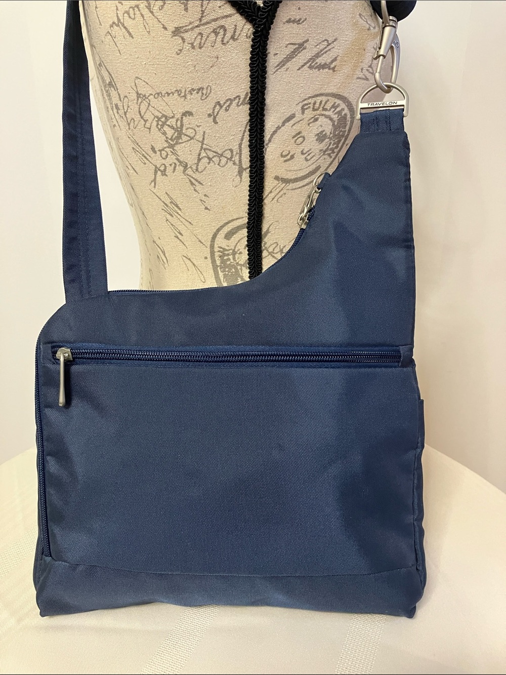 Travelon Anti-Theft Cross-Body Bag In Midnight Blue - Picture 10 of 13